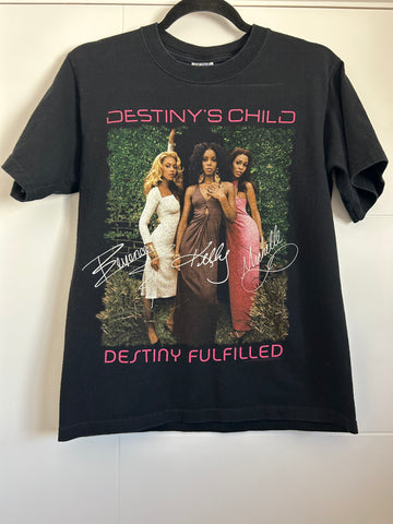 Y2K Destiny’s Child 2005 Destiny Fulfilled Tour T-Shirt Small