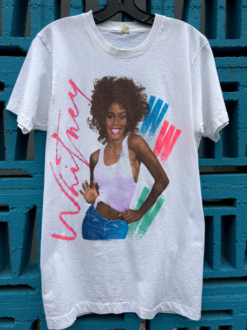 Vintage Whitney Houston 1987 Moment of Truth Tour T Shirt Medium