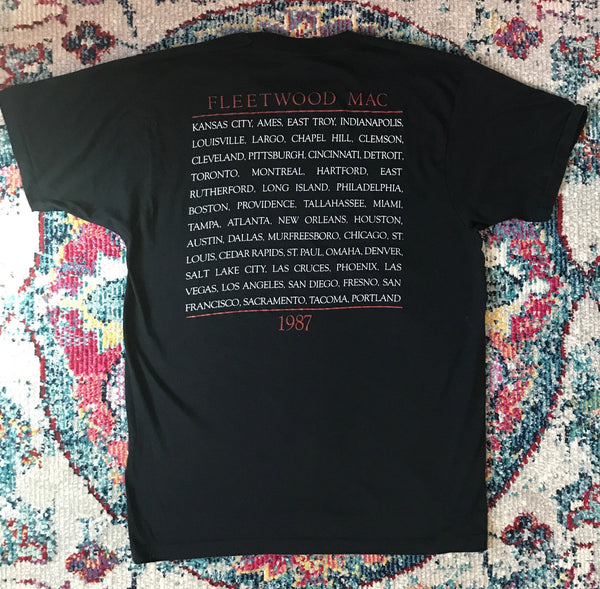 Rare, Vintage Fleetwood Mac 1987 Tango in the Night / Shake the Cage Tour Shirt Size Medium
