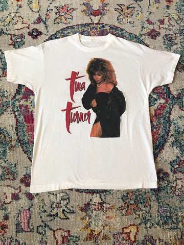 Vintage Tina Turner 1987 Break Every Rule Canadian Tour Shirt size Large
