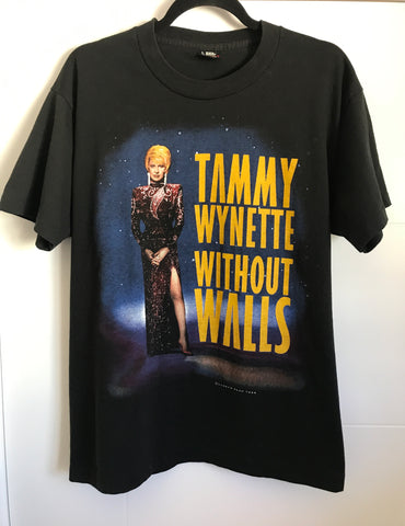 Vintage Tammy Wynette 1994 Without Walls Tour T Shirt Large