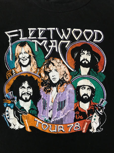 Vintage Fleetwood Mac Parking Lot Bootleg Rumours 1978 Tour Shirt Size Small