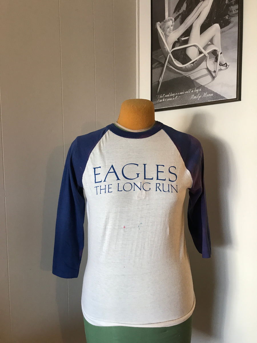 Vintage Eagles The Long Run Tour March 1980 LA Concert Raglan Baseball –  Shopper's Caradise