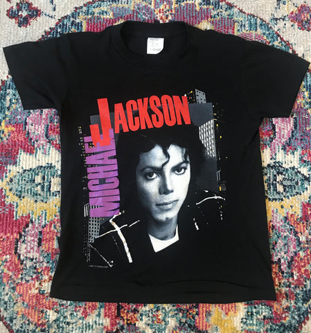 Vintage Deadstock Michael Jackson 1988 Bad Tour Shirt size XS