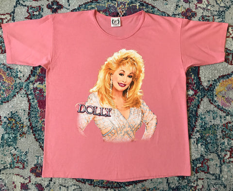 Rare Vintage 1990s Dolly Parton Dollywood T Shirt XL
