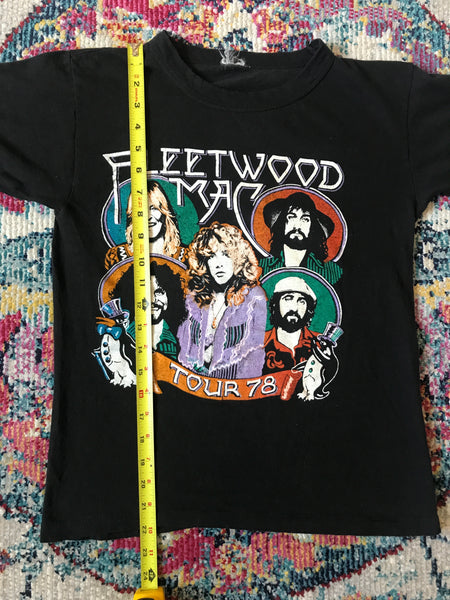 Vintage Fleetwood Mac Parking Lot Bootleg Rumours 1978 Tour Shirt Size Small