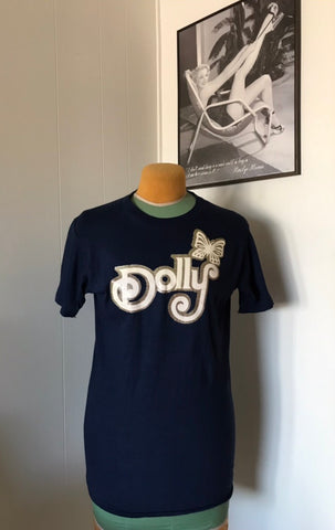 Vintage Dolly Parton 1976 Glitter Iron Transfer T-Shirt Large