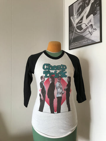Vintage Cheap Trick 1982 One on One Tour Raglan T Shirt Medium