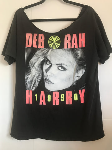 Vintage Deborah Harry Blondie 1990 Dirty Harry Escape from New York (off the shoulder) Shirt Size XL