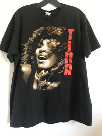 Vintage Tina Turner 1990 Foreign Affair Tour Wembley Arena Concert T-Shirt XL