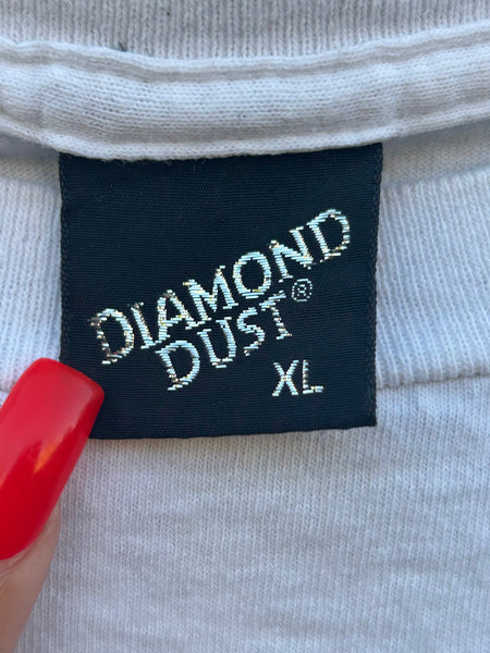 Vintage 90s Dolly Parton Dollywood Diamond Dust Glitter T shirt XL