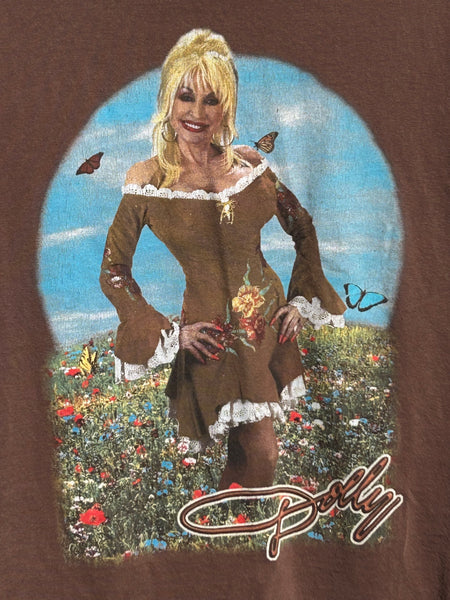 Vintage Y2K 2000s Dolly Parton T Shirt Small