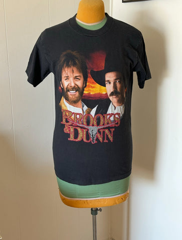 Vintage 1994 Brooks & Dunn Waitin on Sundown T Shirt Medium