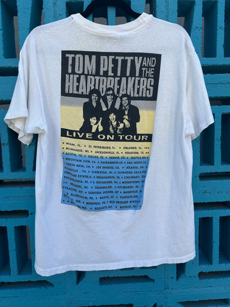 Vintage 1990 Tom Petty and The Heartbreakers Full Moon Fever Tour T-Shirt L/XL