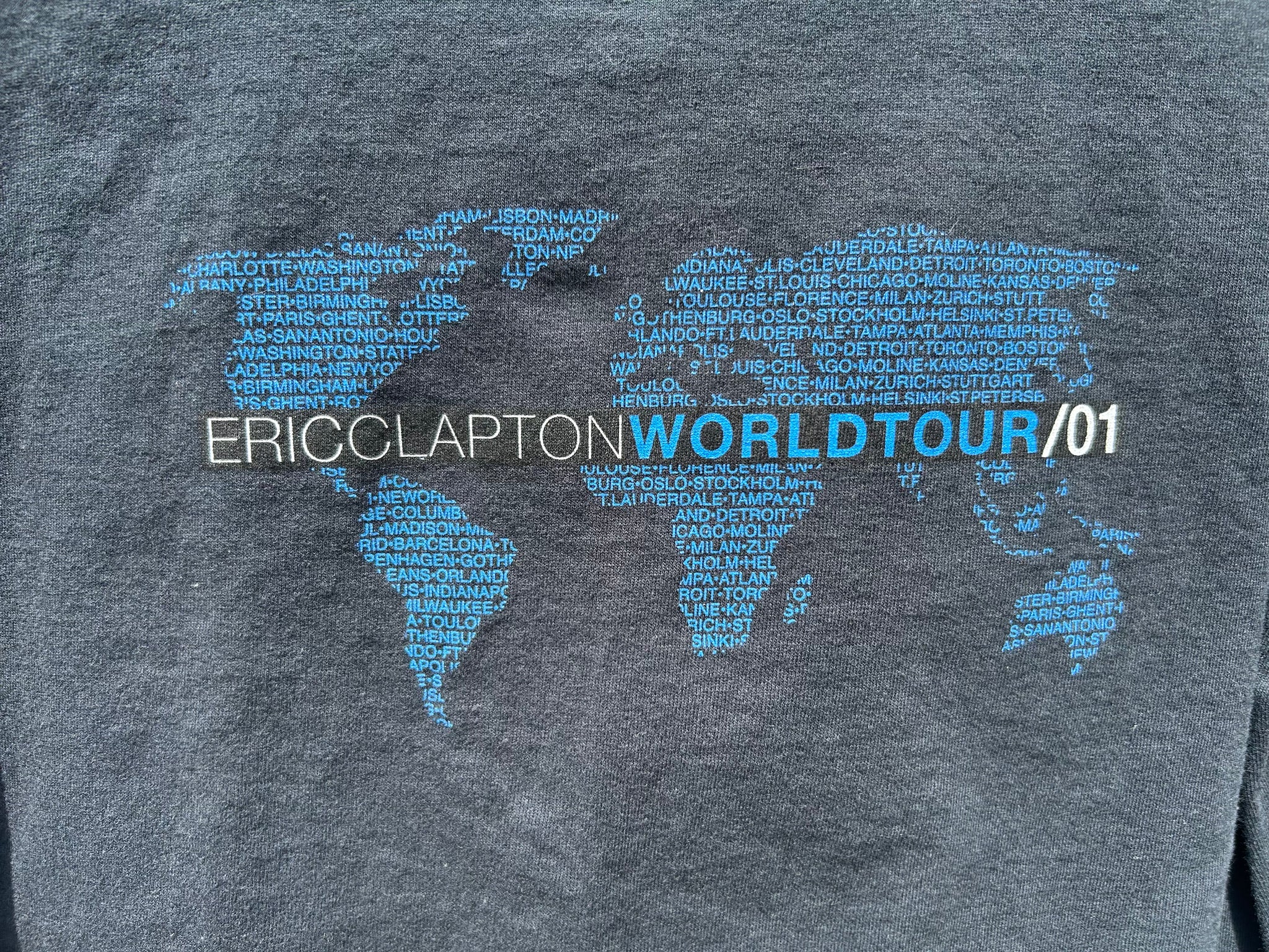 Vintage 2001 Eric Clapton World Tour T Shirt Large – Shopper's