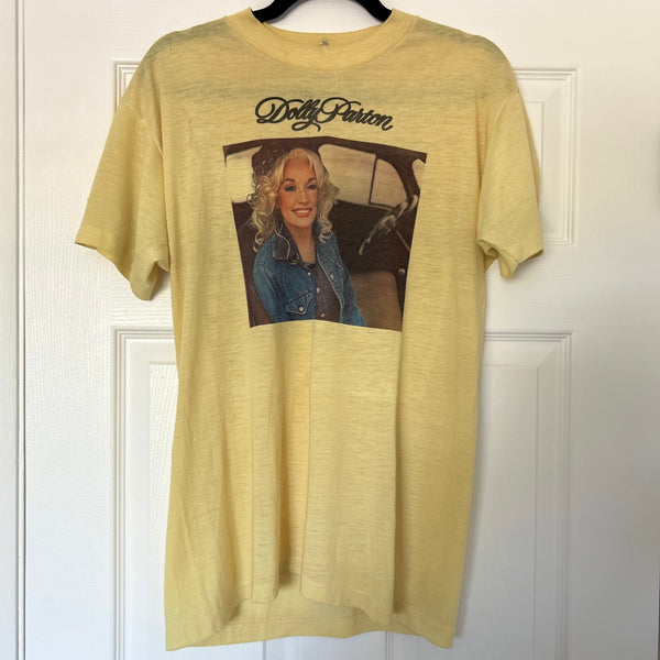 Vintage 70s 1977 Dolly Parton T-Shirt New Harvest First Gathering L/XL
