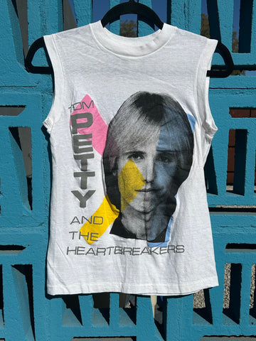 Vintage 1985 Tom Petty & The Heartbreakers Southern Accents Tour Muscle Tank T Shirt Small