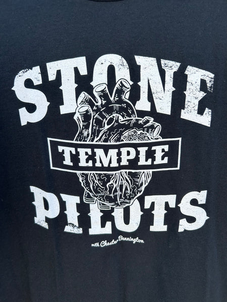 Rare 2013 Stone Temple Pilots with Chester Bennington T-Shirt L/XL Linkin Park