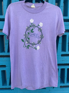 Vintage 1981 Stevie Nicks Official Fan Club T Shirt Large White wing dove Bella Donna