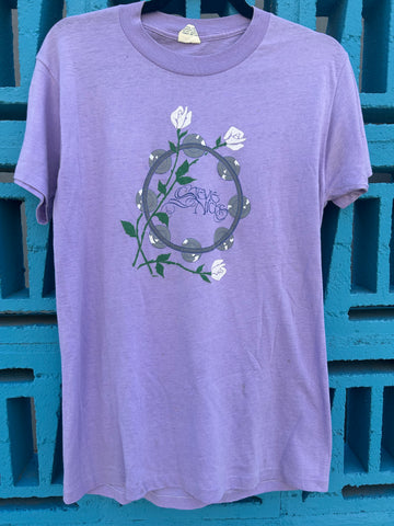 Vintage 1981 Stevie Nicks Official Fan Club T Shirt Large White wing dove Bella Donna