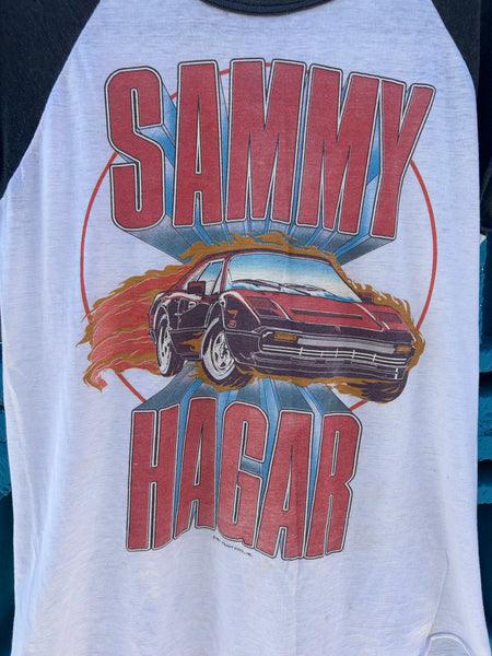 Vintage 1984 Sammy Hagar I Can’t Drive 55 Raglan Muscle Tank T Shirt Large