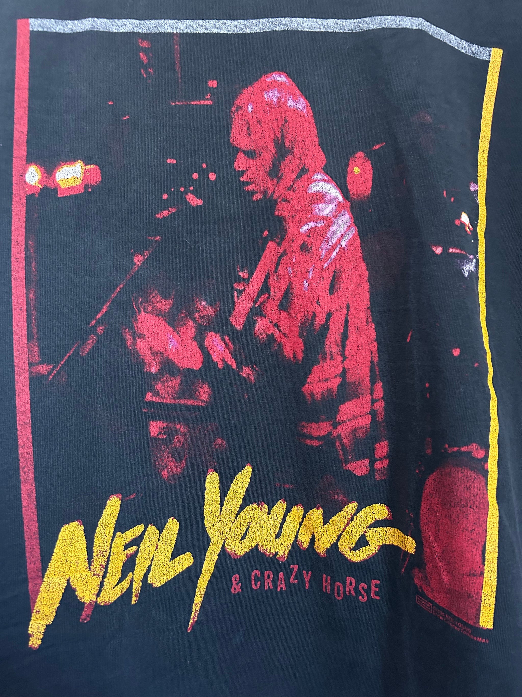 Vintage 1996 Neil Young and Crazy Horse Tour T-shirt XL