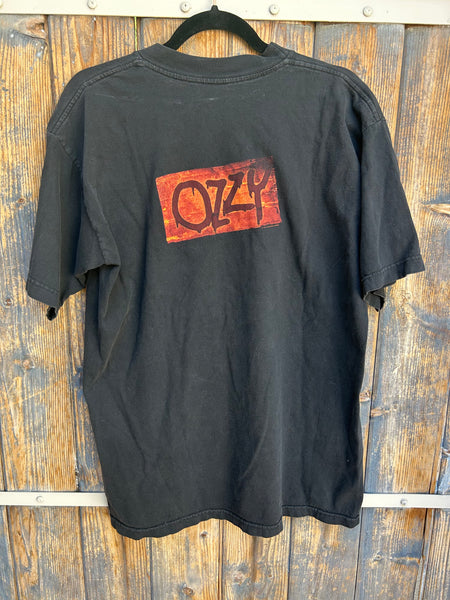 Vintage 1997 Ozzy Osbourne Ozzfest Hell Hitchhiker T-Shirt Large