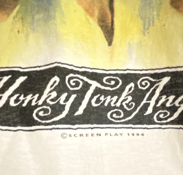 Vintage 1994 90s Honky Tonk Angels Loretta Dolly Parton Tammy Tee L/XL Dollywood
