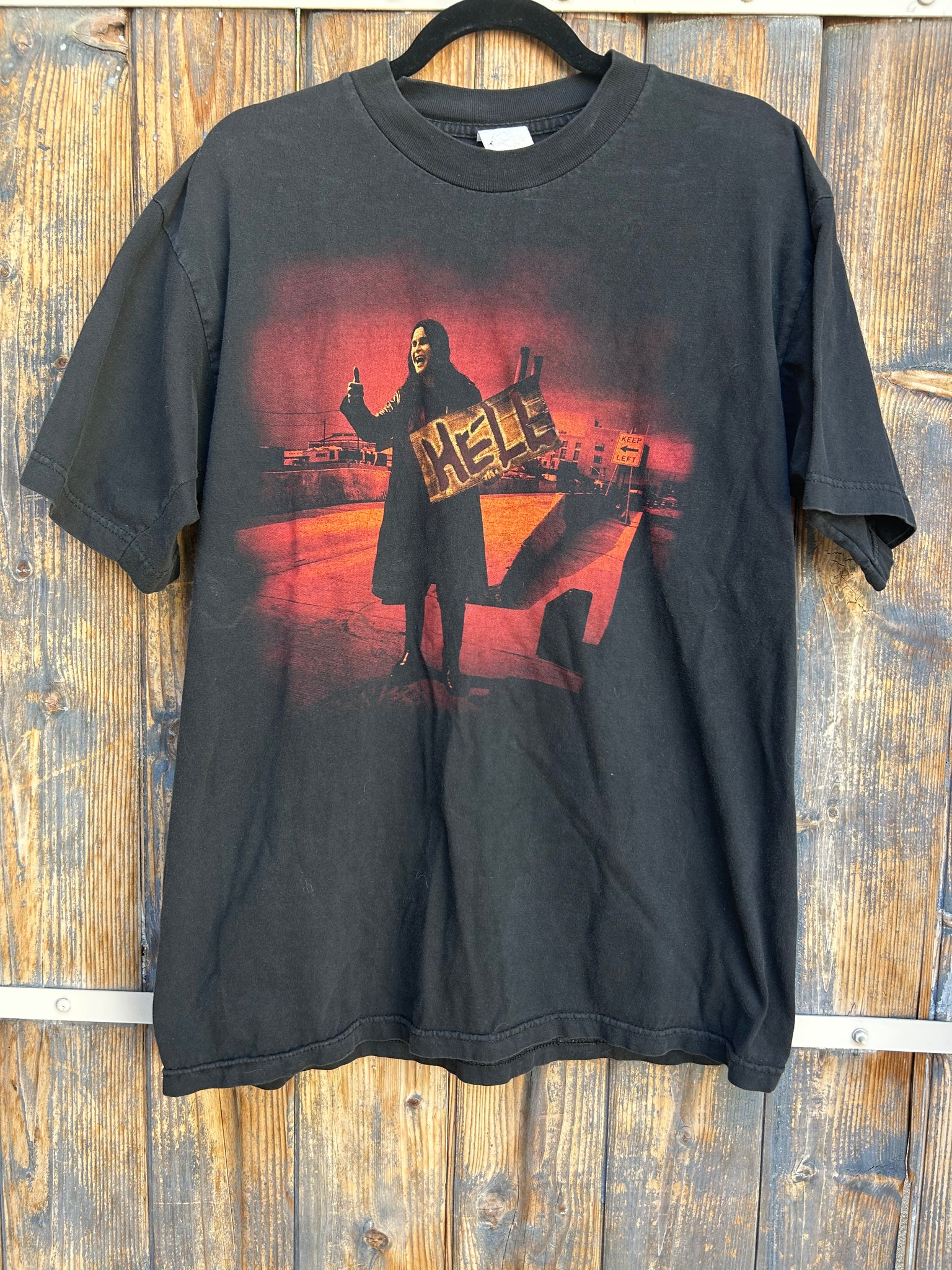 Vintage 1997 Ozzy Osbourne Ozzfest Hell Hitchhiker T-Shirt Large