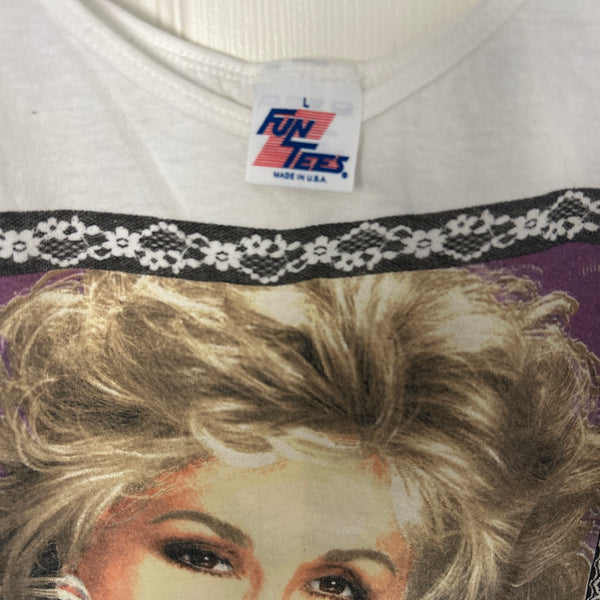 Rare 1989 Vintage Dolly Parton tank top Dollywood T shirt size L/XL