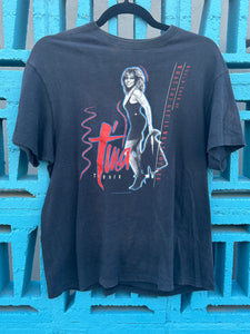 Vintage 1987 Tina Turner Break Every Rule T Shirt What You Get is What You See L/XL