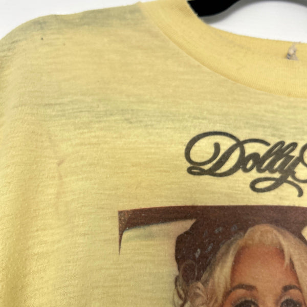 Vintage 70s 1977 Dolly Parton T-Shirt New Harvest First Gathering L/XL