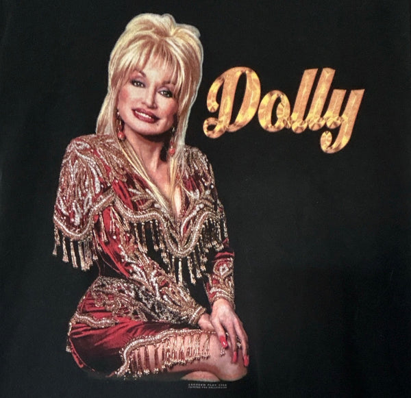 Rare Vintage Y2K 2005 Dolly Parton Dollywood Babydoll Tee T Shirt Small
