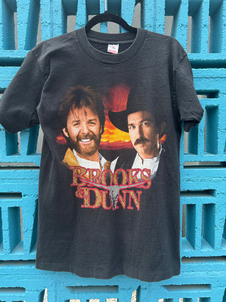 Vintage 1994 Brooks & Dunn Waitin on Sundown T Shirt Medium