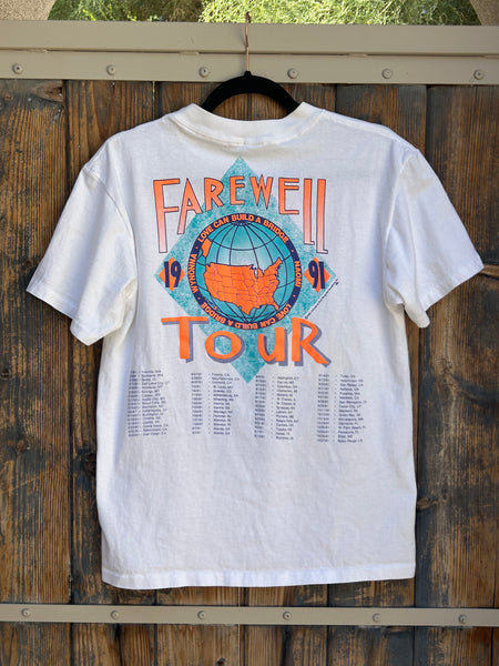 Vintage 1990 The Judds Love Can Build a Bridge The Farewell Tour T Shirt S/M
