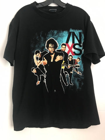 Vintage INXS 1990 Tour Concert T-Shirt Size XL