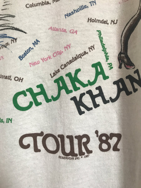 Vintage Al Jarreau and Chaka Khan 1987 L is for Lovers World Tour T-Shirt XXL