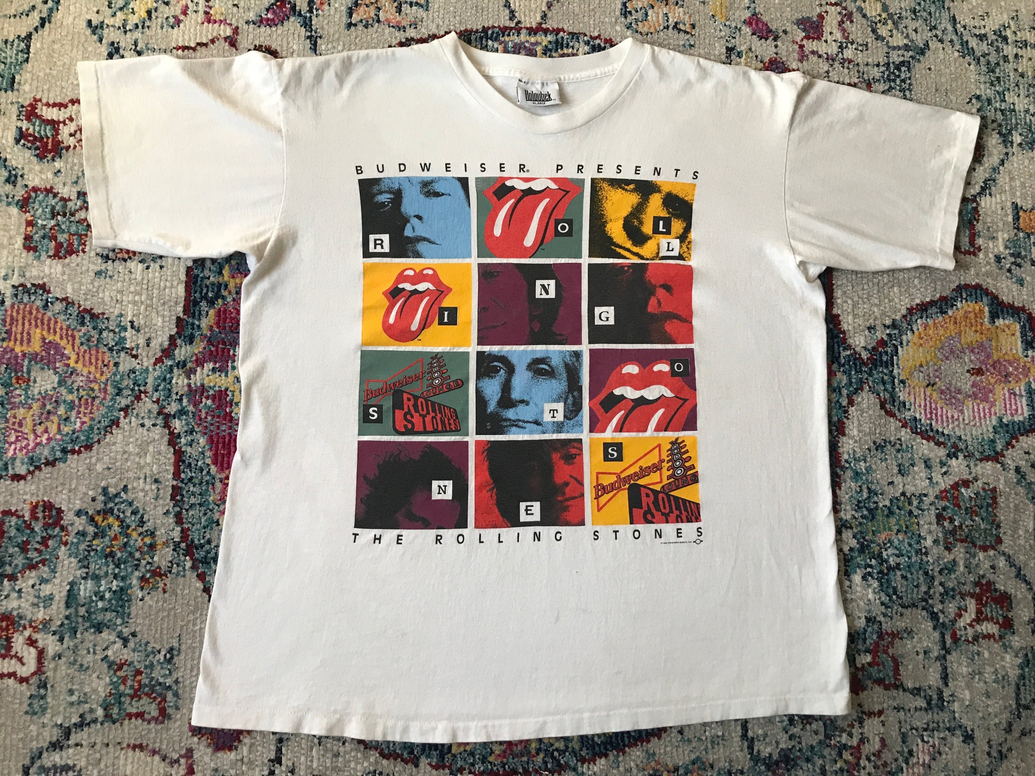 Vintage Rolling Stones 1994 Voodoo Lounge Tour 90s Budweiser T