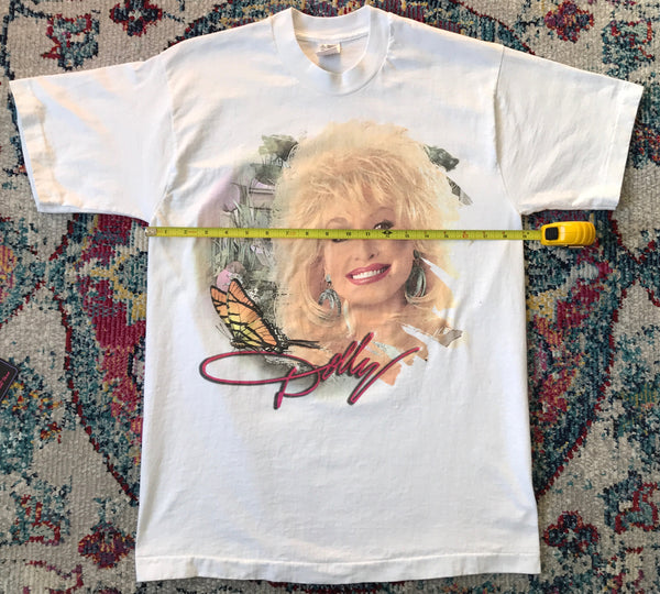 Rare Vintage 90s Dolly Parton Dollywood Butterfly T Shirt Medium