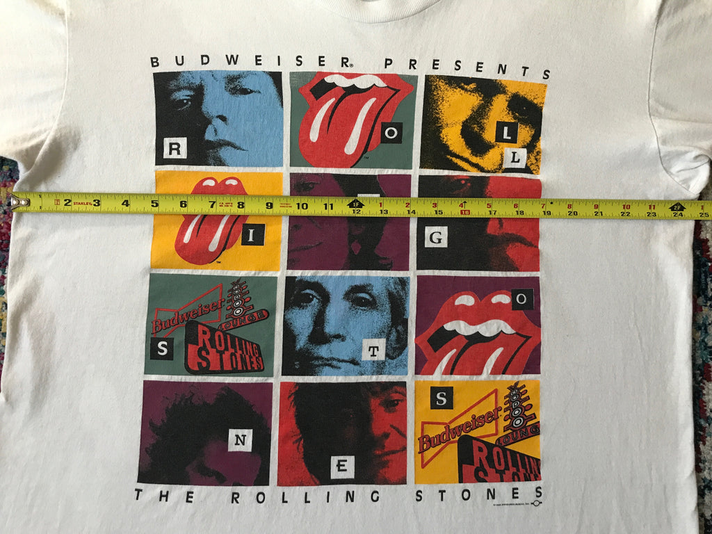 Vintage Rolling Stones 1994 Voodoo Lounge Tour 90s Budweiser T 