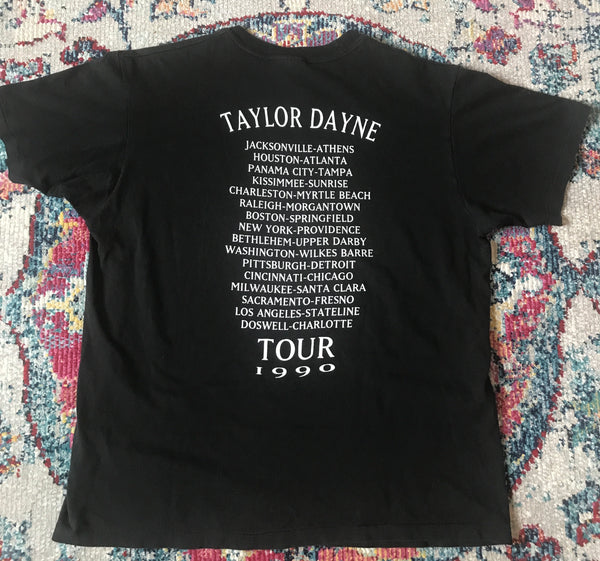 Vintage Taylor Dayne 1990 Tour Shirt Size Large