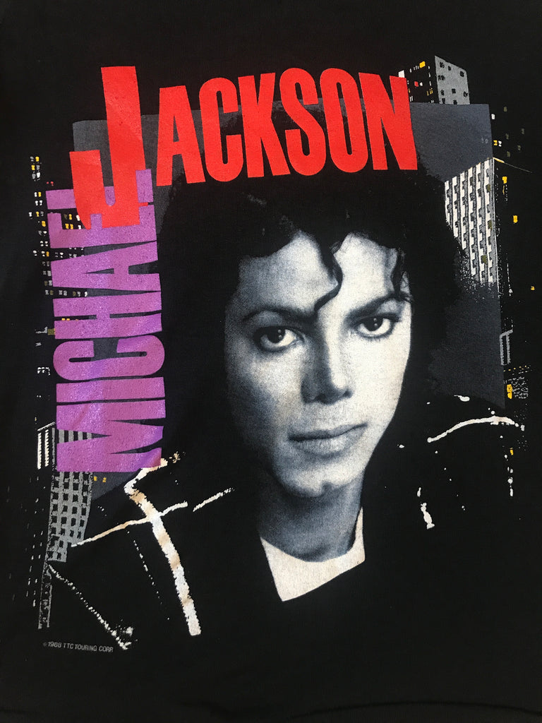 Vintage Deadstock Michael Jackson 1988 Bad Tour Shirt size XS