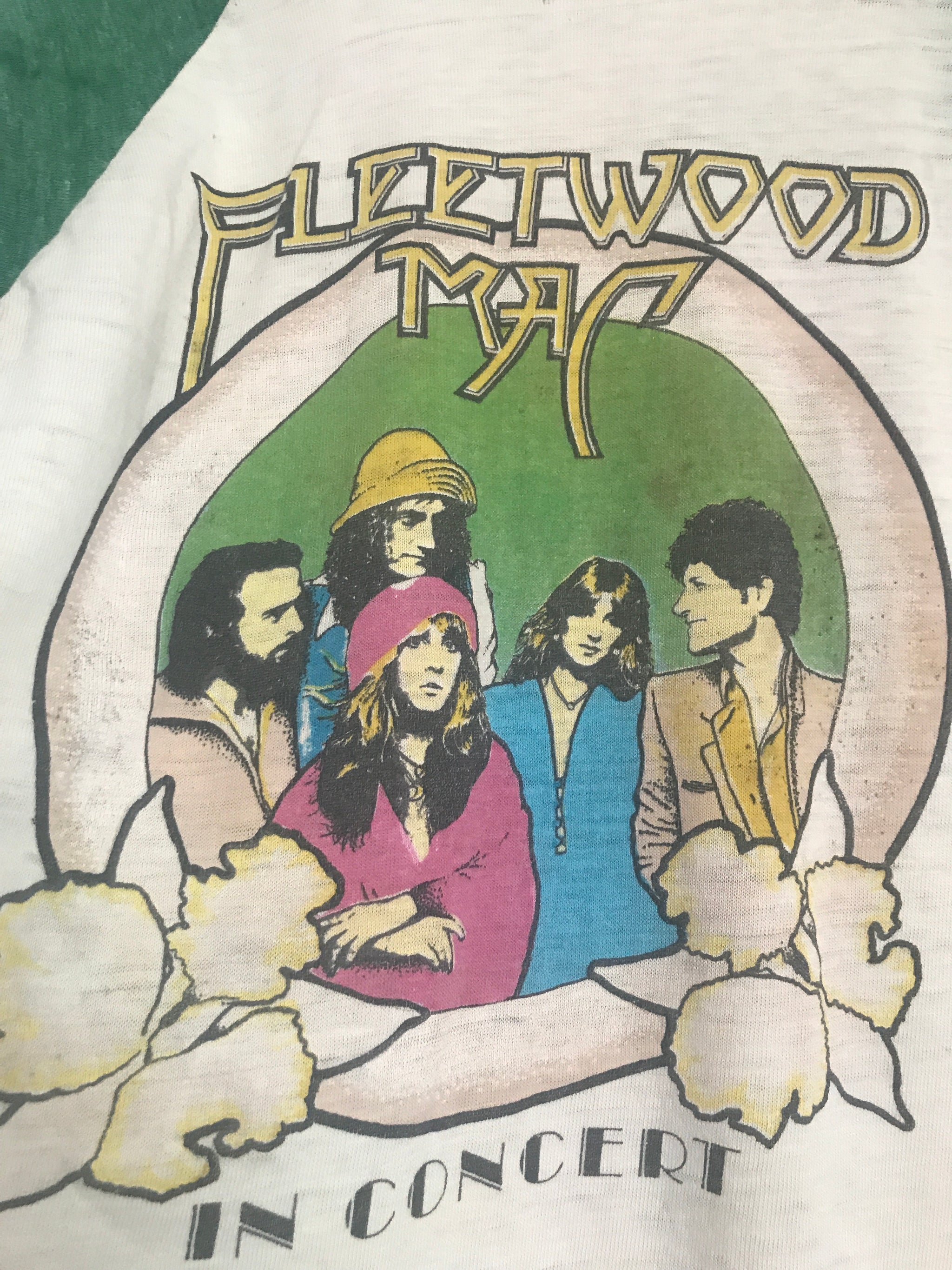 Vintage Fleetwood Mac 1979 'Tusk' Tour Raglan Baseball Tee