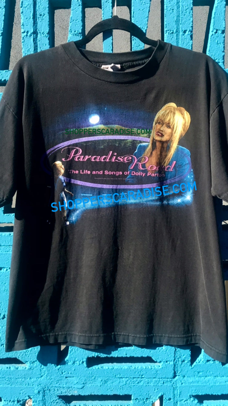 Vintage 2000 Dolly Parton offers Thru the Years Dollywood T Shirt featuring 60s 70s 80s 90s Headshots Size Large