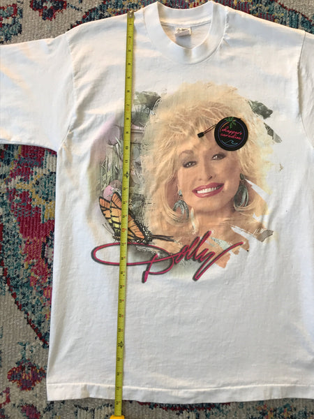 Rare Vintage 90s Dolly Parton Dollywood Butterfly T Shirt Medium