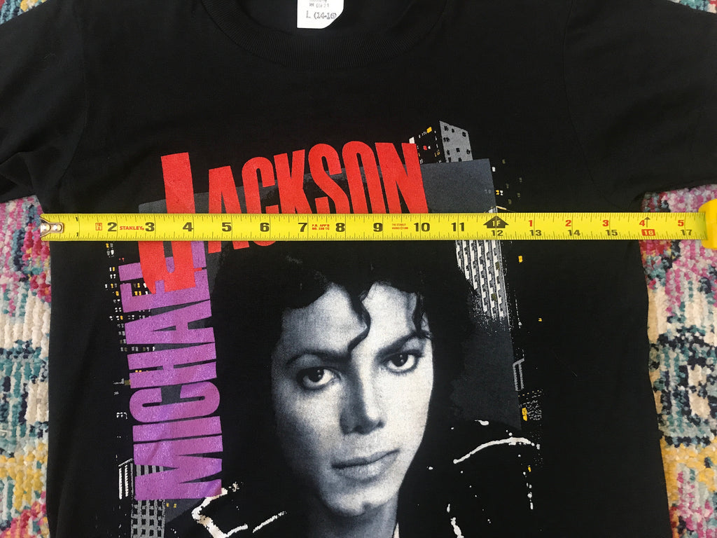 Vintage Deadstock Michael Jackson 1988 Bad Tour Shirt size XS