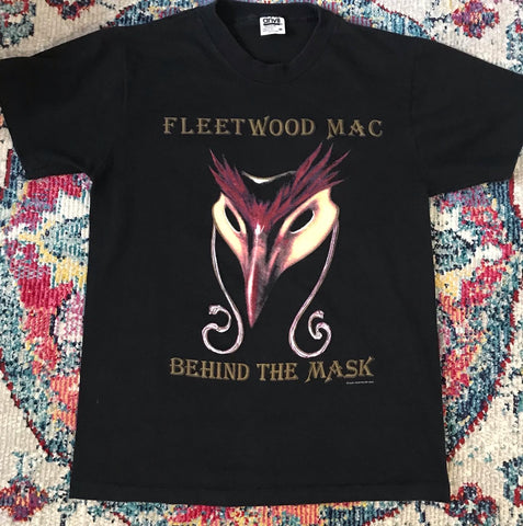 Vintage 1990 Fleetwood Mac Behind The Mask Tour Shirt Size Medium