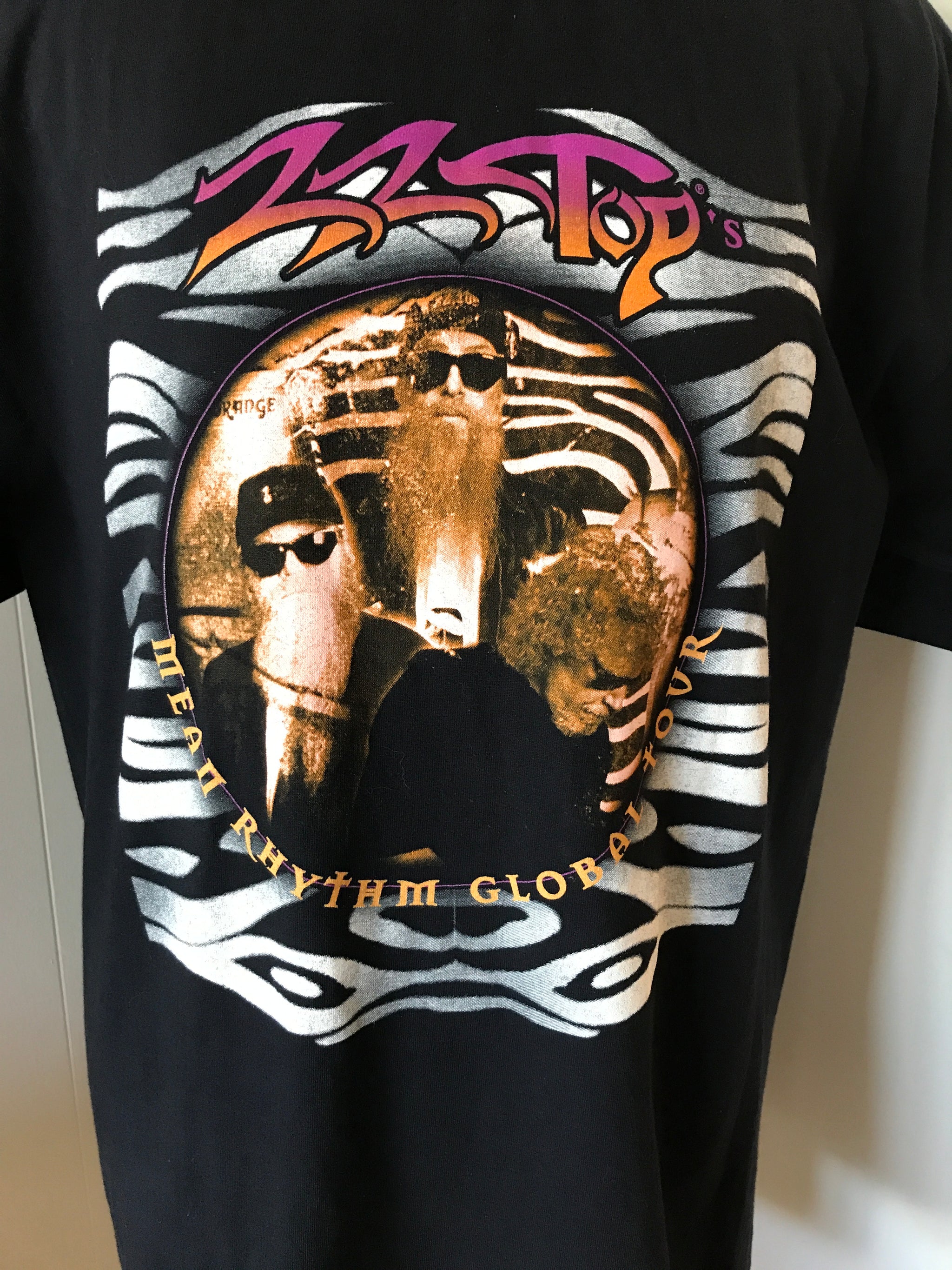 Vintage ZZ Top 1997 Mean Rhythm Global Tour T Shirt XXL