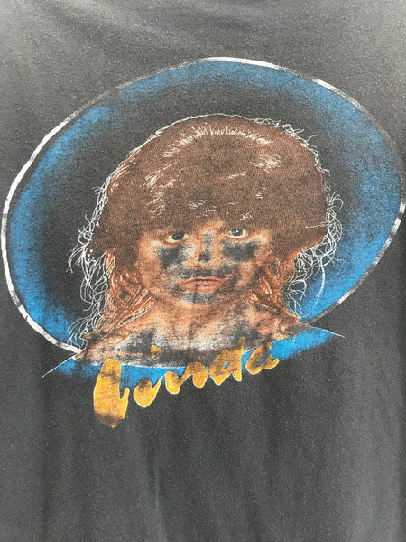 Vintage Linda Ronstadt 1978 Living in The USA Parking Lot Bootleg T Shirt XL