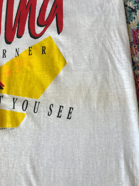 Vintage Tina Turner 1987 What You See is What You Get Shirt Size XXL Break Every Rule Tour